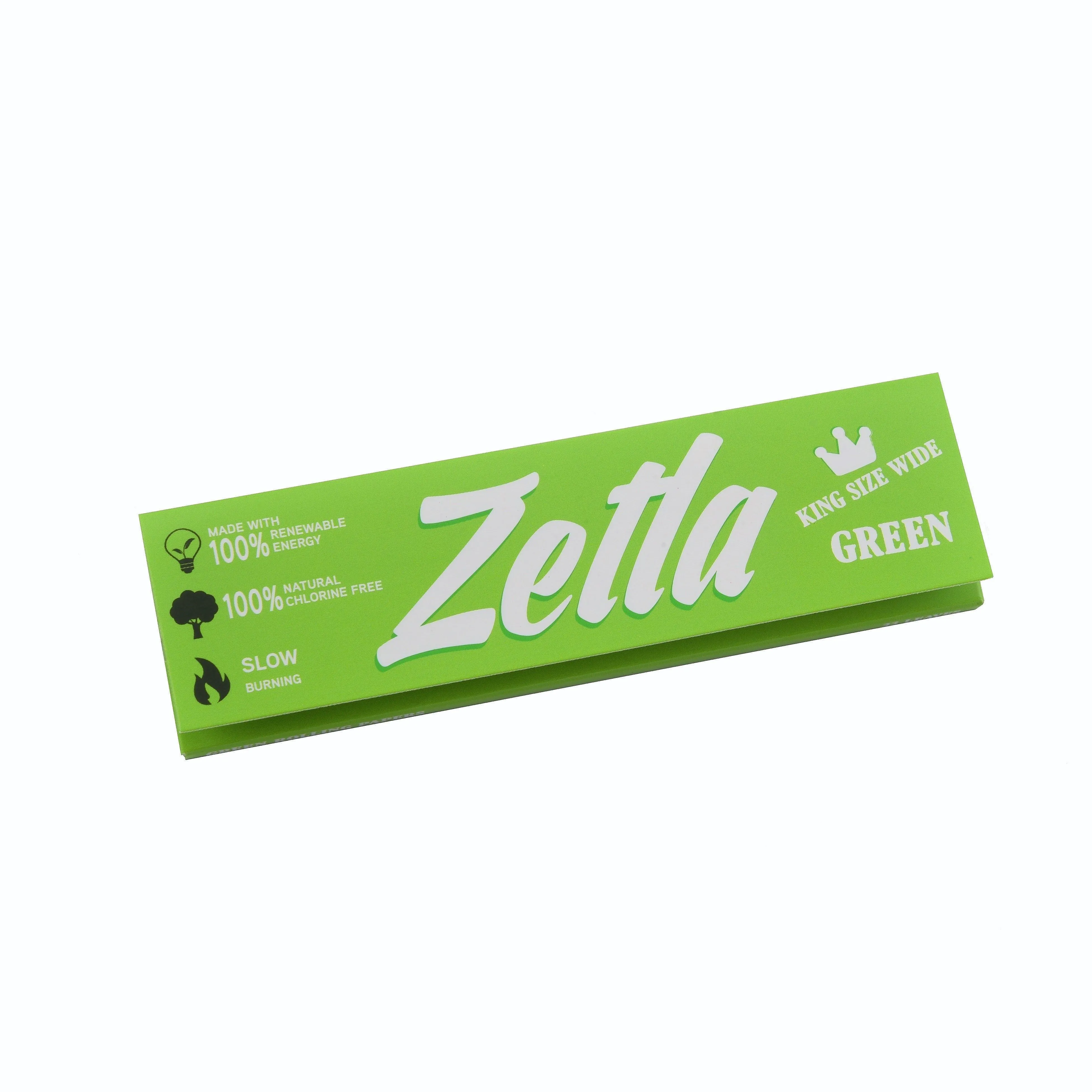 Zetla Rolling Papers Green King Size Wide (50 Packs)