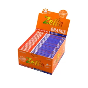 Zetla Rolling Papers Orange King Size Wide (50 Packs)